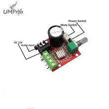 12 В Mini Hi-Fi PAM8610 плата аудио стереоусилителя 2X10W двухканальный модуль класса D 2024 - купить недорого