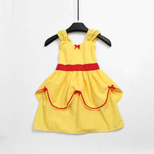 Vestido de princesa infantil pd06, fantasia para cosplay, roupa de festa para meninas 2024 - compre barato