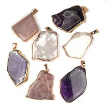 Natural Stone crystal Pendant irregular shape Exquisite Pendants charms for Jewelry making DIY Necklaces Accessories size40x50mm 2024 - buy cheap