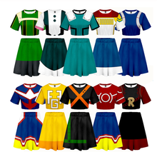 Boku No Hero Academia My Hero Academia Cosplay Costume OCHACO URARAKA Todoroki Shoto Bakugou Katsuki All Might Dress Top Skirt 2024 - buy cheap