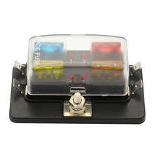 4 Way Blade Fuse Box with LED Indicator Fuse Block for Car Boat Marine Caravan 12V 24V 2024 - buy cheap