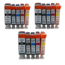 15PK Ink Cartridges PGI220 220XL CLI221 221XL Inkjet Printer Compatible For Canon Pixma MP640 MP640R MP980 Cartouche Impressora 2024 - buy cheap