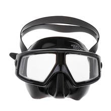 Snorkeling Dive Mask - Wide View Free Diving Tempered Glass Goggle for Scuba Diving, Swimming - Various Colors 2024 - buy cheap