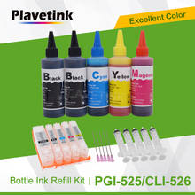 Plavetink-Kit de recarga de tinta PGI525 CLI526, Cartucho de recarga para impresora Canon PGI 525, BLI 526 XL, PIXMA IP4850, IP4950, IX6550 2024 - compra barato