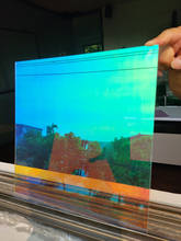 Sunice Dichroic Window Film solar tint DIY Decorative Window Glass Sticker Self Adhesive Rainbow Solar Tint Film 90x300cm 2024 - buy cheap
