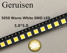 Diodo de luz LED de alta potencia, superbrillante, SMD 100, rojo/Verde/azul/blanco/amarillo/blanco cálido/Rosa/UV/Orang/RGB/WS2812B, 5050 Uds. 2024 - compra barato