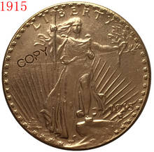 EUA 1915 $20 St. Gaudens Cópia Moeda 2024 - compre barato
