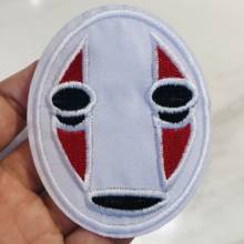 1Pcs Japan Anime No Face Man Embroidered Iron On Patch DIY Handmade Backpack Sew On Patch Clothes Appliques Badges Stickers 2024 - buy cheap