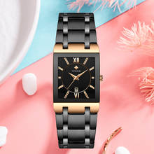 WWOOR Ladies Watches 2022 Luxury Rose Gold Watch For Women Fashion Square Quartz Wrist Watch Women Date Clock Relogio Feminino 2024 - buy cheap