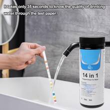 100pcs Upgrade 14-in-1 Drinking Water Test Strip Pool Tap Water Quality Tester Total Alkalinity Ph Hardness Iron Copper Nitrate 2024 - buy cheap