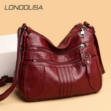 Casual Multiple Pockets PU Leather Shoulder Bags for Women 2020 New Luxury Crossbody Bag Branded Designer High Quality Handbags 2024 - buy cheap