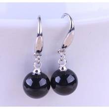 Pendientes de Pendientes colgantes de piedra Natural para mujer, aretes colgantes, rojo y negro, joyería Brincos, regalo, venta al por mayor 2024 - compra barato