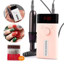 Portable Electric Nail Drill Machine 30000RPM Nail Gel Polisher For Nail Art Manicure Pedicure Polishing Device Nail Drill Bits 2024 - buy cheap