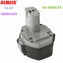 Оригинальный Ni-MH аккумулятор 14,4 В 4800 мАч для электроинструмента MAKITA 14,4 В Аккумулятор для Makita PA14, 14221420192600-1, 6281D 6280D 2024 - купить недорого