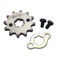 Front Engine 420# 17mm 12T Teeth Chain Sprocket With Retainer Plate Locker 2024 - buy cheap