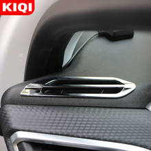 KIQI-cubierta de ventilación de salida de aire acondicionado cromado ABS para coche, embellecedor para Peugeot 2008, 2014, 2015, 2016, 2017, 2018, 2019, accesorios 2024 - compra barato