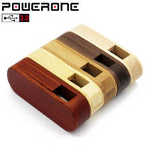 POWERONE USB 3.0 wooden portable Wood USB Flash DISK pendrive 4GB 8GB 16G 32GB 64GB Memory card LOGO customer wedding gift 2024 - buy cheap