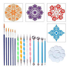 Mandala Dotting Tools Kit Handwork Rock Stone Painting Tools Set Fabrics DIY 2024 - buy cheap