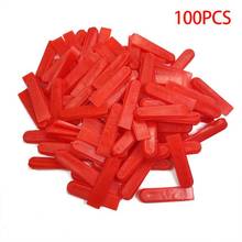 100pcs/set Plastic Level Wedges Tile Spacers for Laying Wall Tiles and Laying Flat Tiles Leveling System Leveler Locator Spacers 2024 - купить недорого