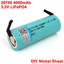 Batería LiFePO4 de 3,2 V, 26700, 4000mAh, 3C, descarga continua, batería de alta potencia, bricolaje, níquel, para coche eléctrico, scooter, almacenamiento de energía 2024 - compra barato