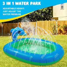 Aspersor de piscina inflable para niños, juguete de agua para exterior, colchoneta de juego, juguete de verano 2024 - compra barato