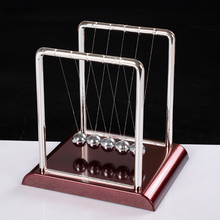 Newton cradle s berço física ciência pêndulo educacional juguetes crianças brinquedos metal equilíbrio bola jogos antistress brinquedo j0425 2024 - compre barato