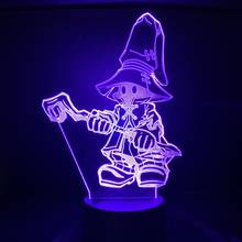Game Final Fantasy Vivi Ornitier LED 3D Acrylic Light Figure Kids Night Light Bedroom Lamp Christmas Birthday Gifts 2024 - buy cheap
