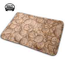 Dean'S Copper Pennies Soft House Family Anti-Slip Mat Rug Carpet Coins Pennies Copper Money Money Moolah Mint Currency Bank 2024 - buy cheap