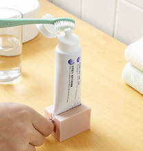 Exprimidor de tubo de pasta de dientes multifunción, Dispensador de plástico portátil fácil de enrollar, juegos de accesorios de baño 2024 - compra barato