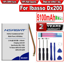 Hsabat bateria 5100mah para ibaso dx80 x120 dx200 2024 - compre barato
