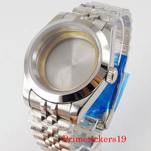 Capa de relógio automática com pulseira fit, nh35, nh36, miyota 8215, mingzhu, 2813, movimento, cinta para joanete 2024 - compre barato