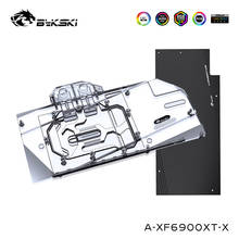 Bykski-bloco de água com placa traseira, A-XF6900XT-X, para edição olhos, xfx rx6900xt/6800xt 2024 - compre barato