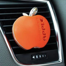 6 Colors Cute Car Perfume Clip Auto Interior Fragrance Car Air Freshener Outlet Perfume Scent Interior Decoration Apple Shape 2024 - buy cheap
