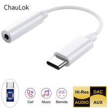 Type-C to 3.5mm Headphone Jack Adapter DAC USB C to 3.5mm Aux Converter For Pixel 4 3 2 XL Huawei Xiaomi 10 Oneplus Samsung S20 2024 - buy cheap