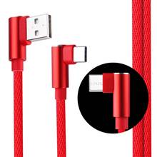 USB Type C Cable For Xiaomi Poco x3 USB C Cable for Samsung S9 Fast Charging Data Wire Phone Charge Cord For Huawei P40 2024 - buy cheap