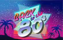 80's Party Retro Party Backdrop Music Birthday Dancing Punk Banner Photo Studio Background Graffiti Glow 80s Hip Hop Rock Poster 2024 - buy cheap