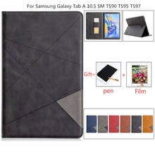 Funda de lujo para Samsung Galaxy Tab A 10,5, 2018, T590, T870, P610, T860, T290, P200, T510, T720, T580, T380, T830, funda inteligente 2024 - compra barato