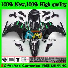 FJR1300A-carenado negro y verde para YAMAHA, FJR-1300, FJR1300, 01, 02, 03, 05, 06, 07, 119BS.75, FJR 1300, 2001, 2002, 2003, 2004, 2005, 2006 2024 - compra barato