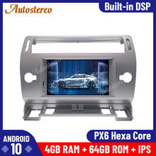 Android 10,0 64 DSP для автомобиля Citroen C4 Quatre Triumph 2004-2012, мультимедийный DVD-плеер, GPS-навигация, автомобильное радио, стерео, головное устройство 2024 - купить недорого