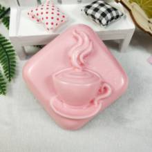 QT0243 PRZY Milk Tea Cup Square Soap Molds Gypsum Chocolate Candle Mold Flavored Milk Tea Cup Mold Silicone Clay Resin Moulds 2024 - buy cheap