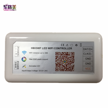 Controlador de píxeles LED con WiFi, dispositivo de 2048 píxeles, compatible con Control remoto ArtNet, funciona con TM1812 WS2811 WS2812 LDP6803 DMX512, DC5V-24V H803 2024 - compra barato