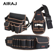 Airj-bolsa de armazenamento para ferramentas de cintura, com cinto, eletricista, militar, camada dupla, oxford, kit de ferramentas de poliéster 2024 - compre barato