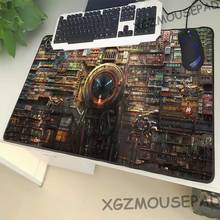 XGZ Large Size Mouse Pad Black Lock Side Street Plan Laptop PC Desk Mat Rubber Bustling Urban Print Non-slip for Csgo Gamers 2024 - buy cheap