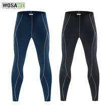 WOSAWE Base Layer Cycling Leggings Men's Tights Long Pants Quick-dry Breathable Bottoming Long-sleeved Bicycle Running Leggings 2024 - buy cheap