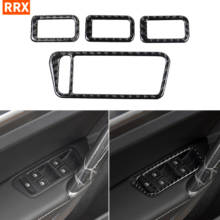 For VW Golf 7 GTI R GTE GTD Mk7 2013-2017 Carbon Fiber Window Lifting Panel Button Switch Cover Sticker Trim Car Accessories 2024 - buy cheap