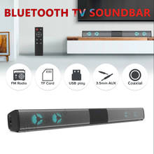 Barra de sonido con Bluetooth para TV, Subwoofer para cine en casa, sistema de sonido estéreo 3D, columna de graves profundos, centro de música, caja de soporte 2024 - compra barato