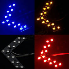 1pcs 14 SMD Arrow Panel LED Turning Light For Car Auto Rear View Mirror Indicator Turn Signal Lamp 2024 - buy cheap