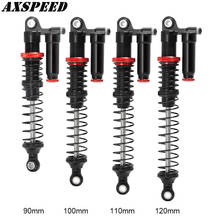 AXSPEED RC Car Piggyback Shock Absorber Spring Kit 90/100/110/120mm for 1:10 Axial SCX10 RC Rock Crawler Shock Dampers 2024 - buy cheap