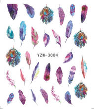 1 Piece Nail Water Sticker Feather Dreamcatcher Design For Nails Art Decal Slider Wraps Decor Tip Manicure 2024 - buy cheap