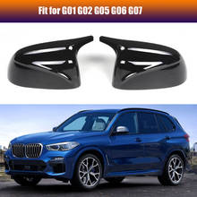 ABS Gloss Black Car Door Sides Rearview Mirror Cover Shell For BMW G01 G02 G05 G06 G07 X3 X4 X5 X6 X7 2019+ 2024 - buy cheap